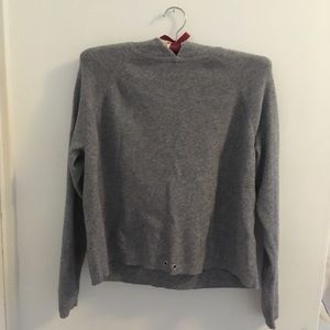 Grey thermal sweatshirt | urban outfitters